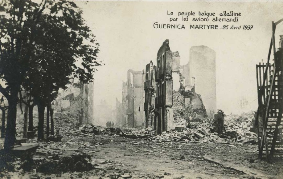 Museo del Nacionalismo Vasco. Bombardeo de Gernika
