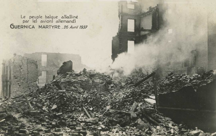 Museo del Nacionalismo Vasco. Bombardeo de Gernika