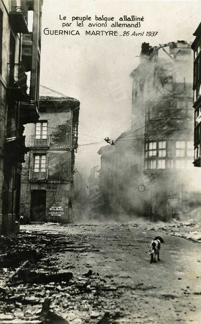 Museo del Nacionalismo Vasco. Bombardeo de Gernika