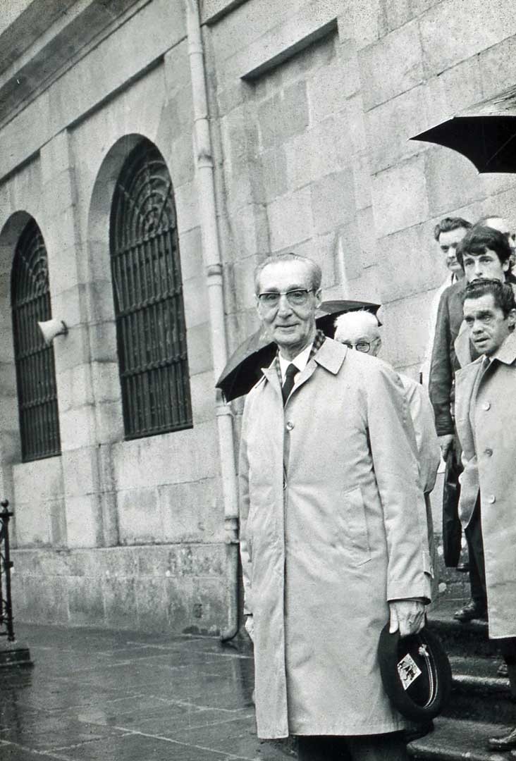 Museo del Nacionalismo Vasco. Visita clandestina del Lehendakari Leizaola