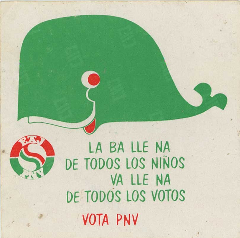 Museo del Nacionalismo Vasco. Pegatinas