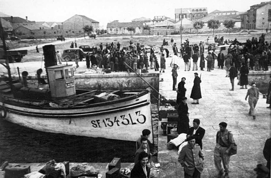 Museo del Nacionalismo Vasco. Rendición de los gudaris vascos en Santoña