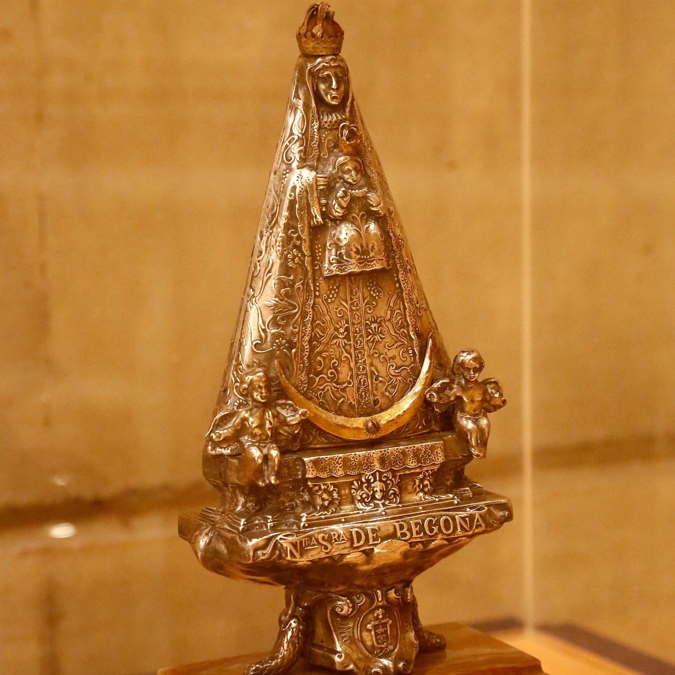 Imagen de la Virgen de Begoña del gudari Matai de Maidagan