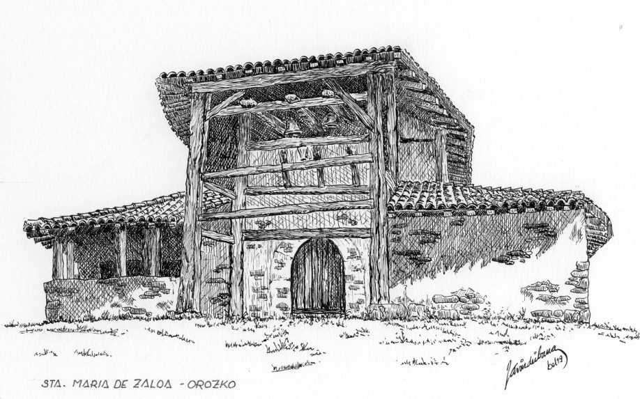Museo del Nacionalismo Vasco - Ama Lurra - Ermitas de Bizkaia- Santa Maria de Zaloa, Orozko